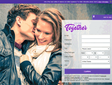 Tablet Screenshot of letsdinetogether.com